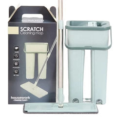 Home Cleaning System Squeeze Flat Floor Mop